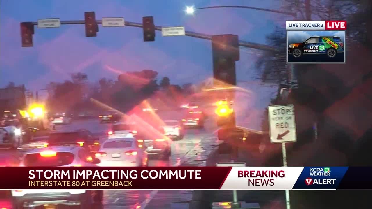 Big rig crash impacting I-80 traffic in Foothill Farms - YouTube