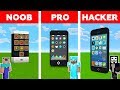 Minecraft NOOB vs PRO vs HACKER: iPhone Challenge in Minecraft / New animation