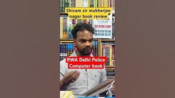 Shivam sir RWA Delhi Police Computer book rai book shop #ssc #delhipolice #sscexam