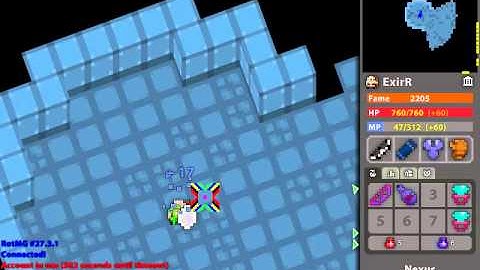 ROTMG Hacker report - Jeffandrey reconnecting, pause at 0.01 or 0.00