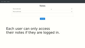 Notes App Demo - Python Flask Web Application