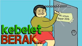 kartun lucu kebelet berak || Berak di celana #animasilucu #animasi #meme