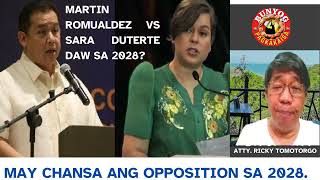 ROMUALDEZ VS DUTERTE MAY CHANSA PABOR SA OPPOSITION SA 2028