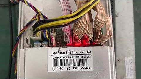 How to testing the antminer l3+ hash rate？