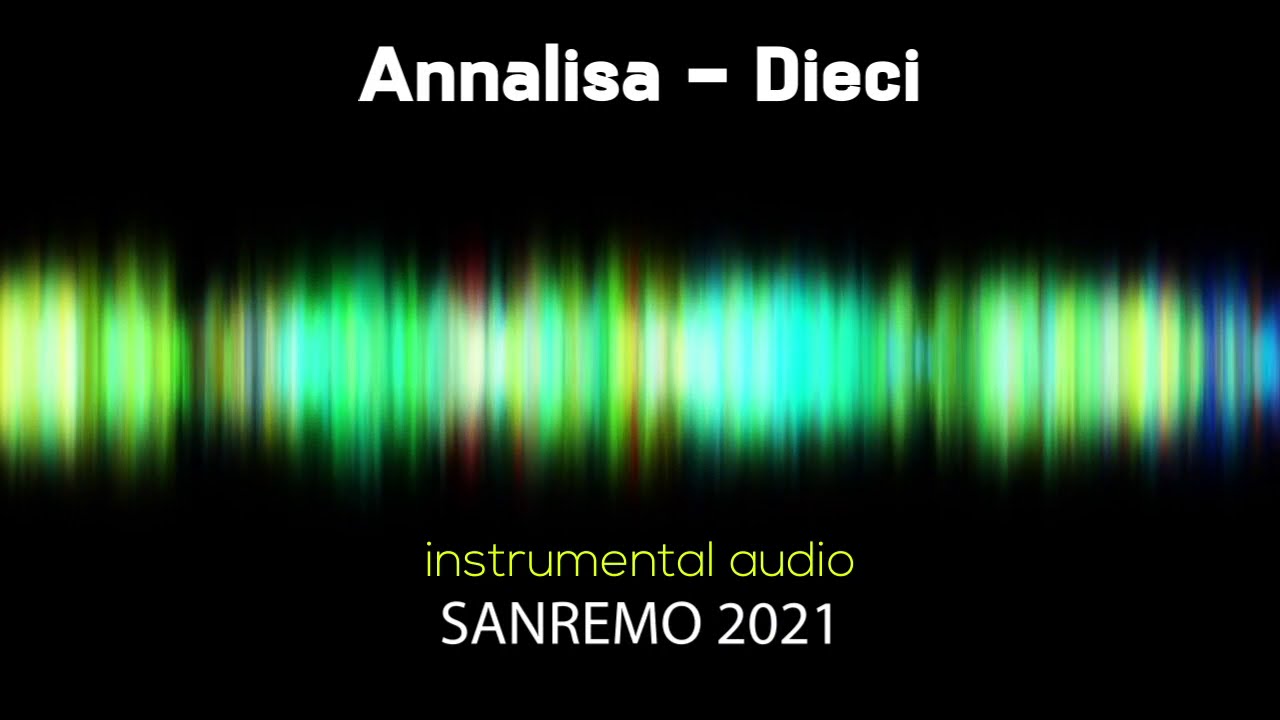 "Dieci " - Annalisa (Sanremo 2021) instrumental DEMO