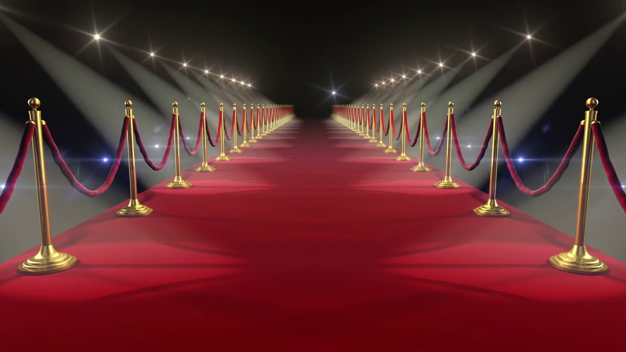 Red Carpet Backdrop for gigs background setting