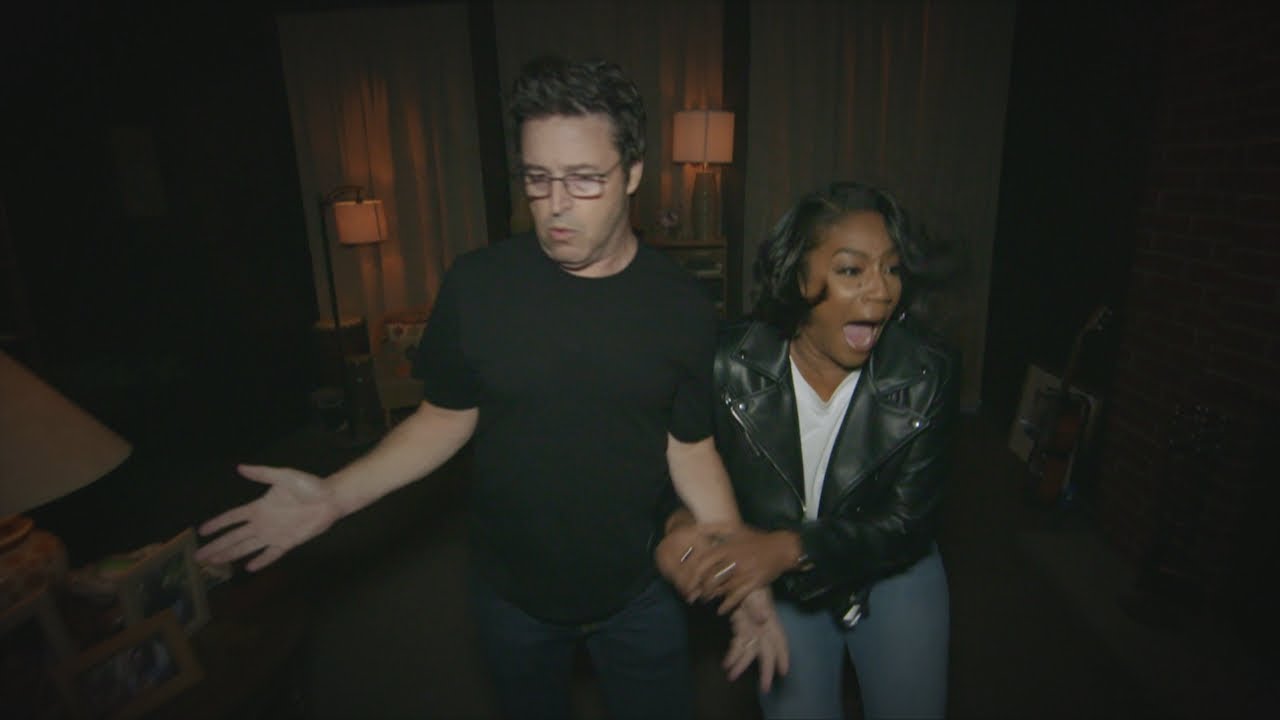 Tiffany Haddish And Average Andy Go Through A Haunted House