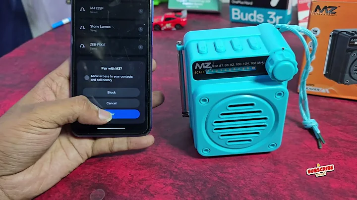 MZ M3 Portable Bluetooth Radio Speaker | Dynamic Thunder Sound, Deep Bass, 5W Output