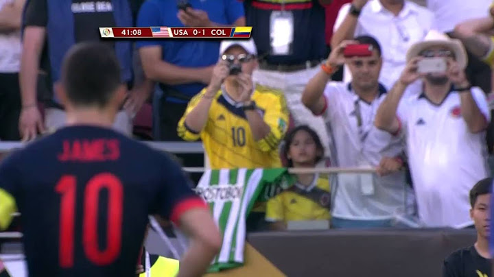 GOAL Colombia, James Rodríguez No. 10 | @ussoccer v @FCFSeleccionCol #CopaAmerica