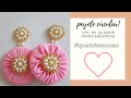 aretes peyote plano 5to  de la serie #encuarentena