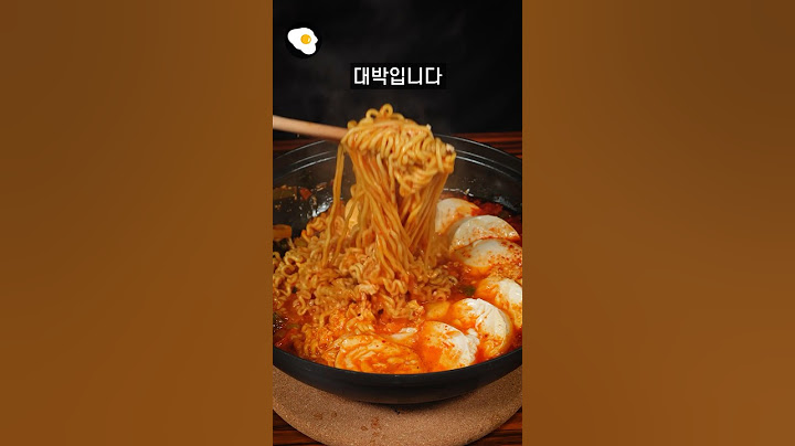 술 먹은 다음 날 자취생이 해장하는 방법 순두부 열라면