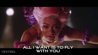 Video thumbnail of "Zac Efron & Zendaya - Rewrite The Stars (Lyrics + Video)"