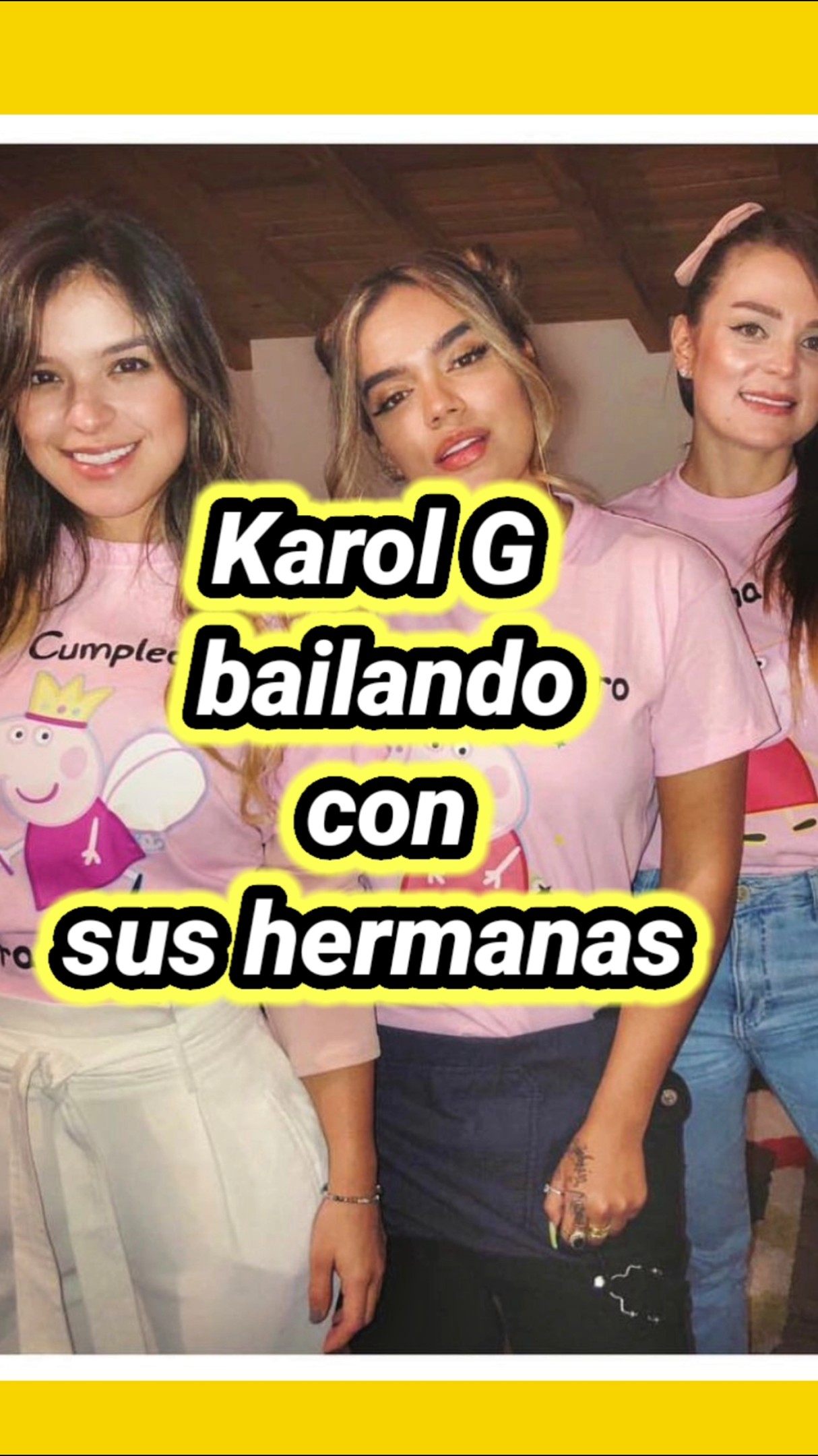 Karol G bailando con sus hermanas. #karolg