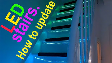 LED stairs with motion sensor. Arduino project.
