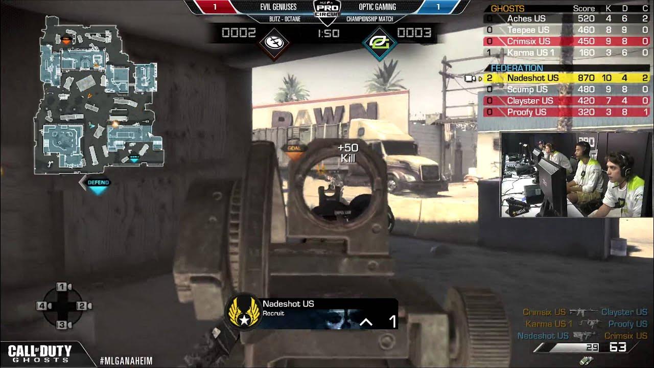Evil Geniuses vs OpTic Gaming Game 3 Series 1 Championship Match MLGAnaheim YouTube