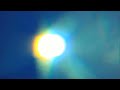 Bright abstract sun time lapse