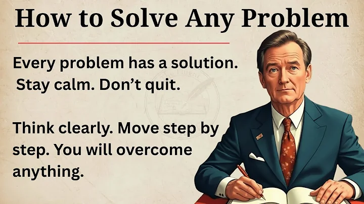 How to Solve Any Problem in Life 🔥 | Think Clear, Stay Strong, Win Every Time | Graded Reader