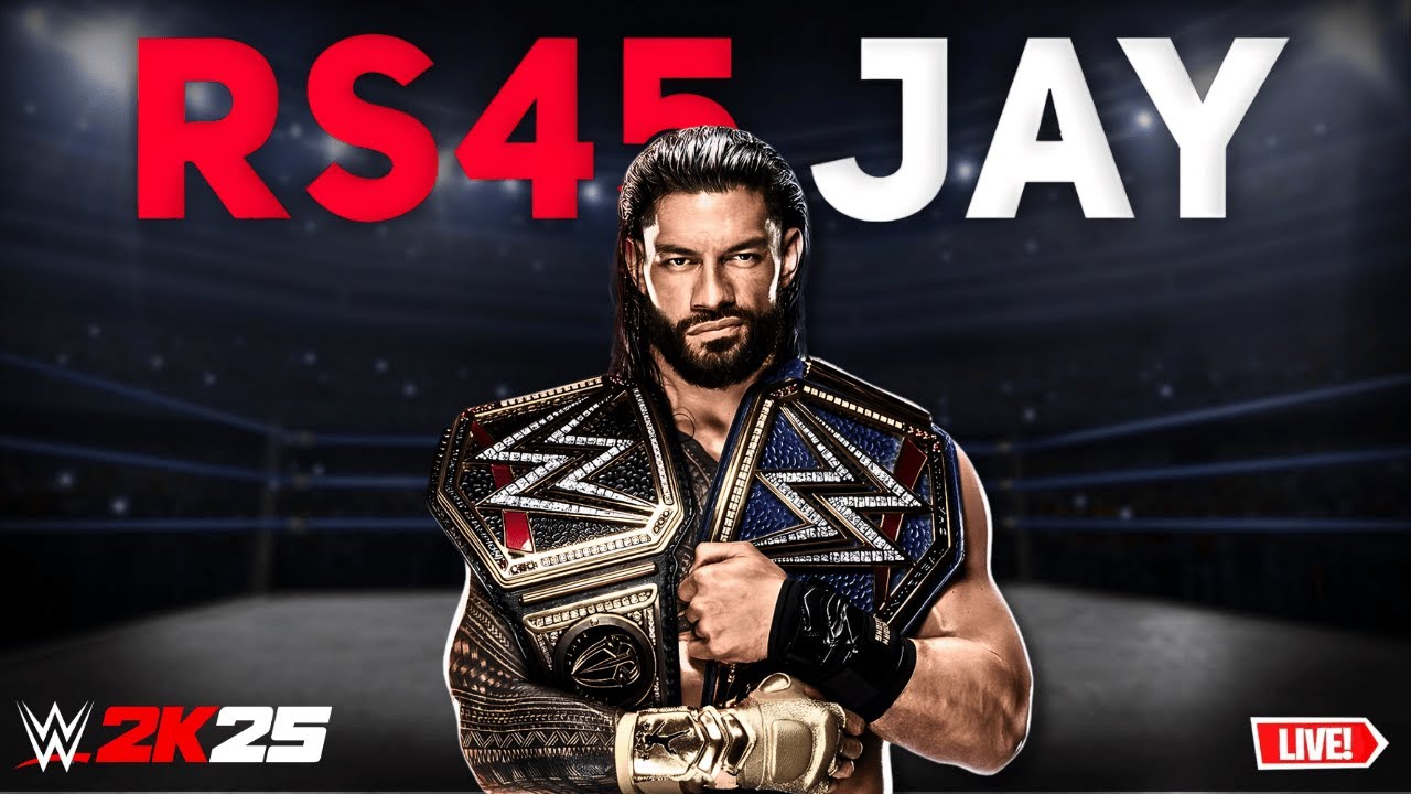 🔴WWE 2K25 | ROAD TO 3K | RS45 JAY 
