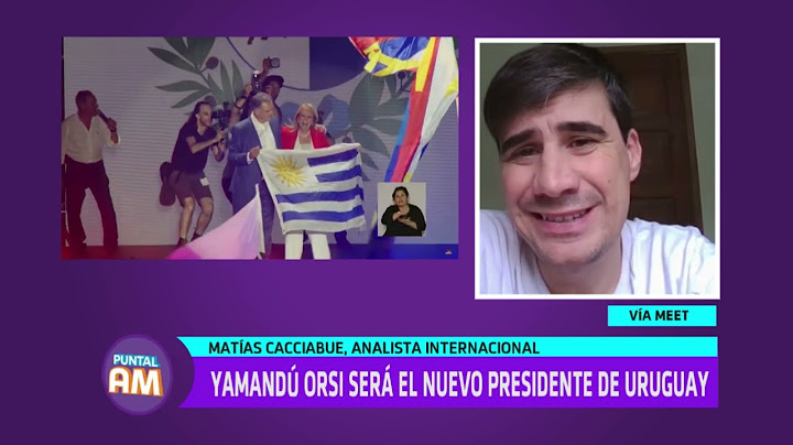 Matías Cacciabue: Yamandú Orsi será el nuevo presidente de Uruguay