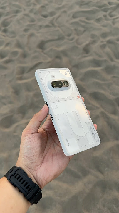 CLEANEST DESIGN ON A PHONE. PERIOD. #NothingPhone3a #Nothing #NothingPhone
