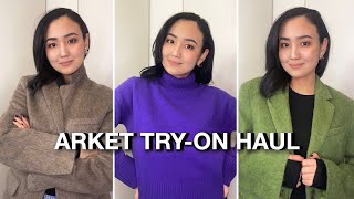 ARKET Try-On Haul: blazers &amp; sweaters