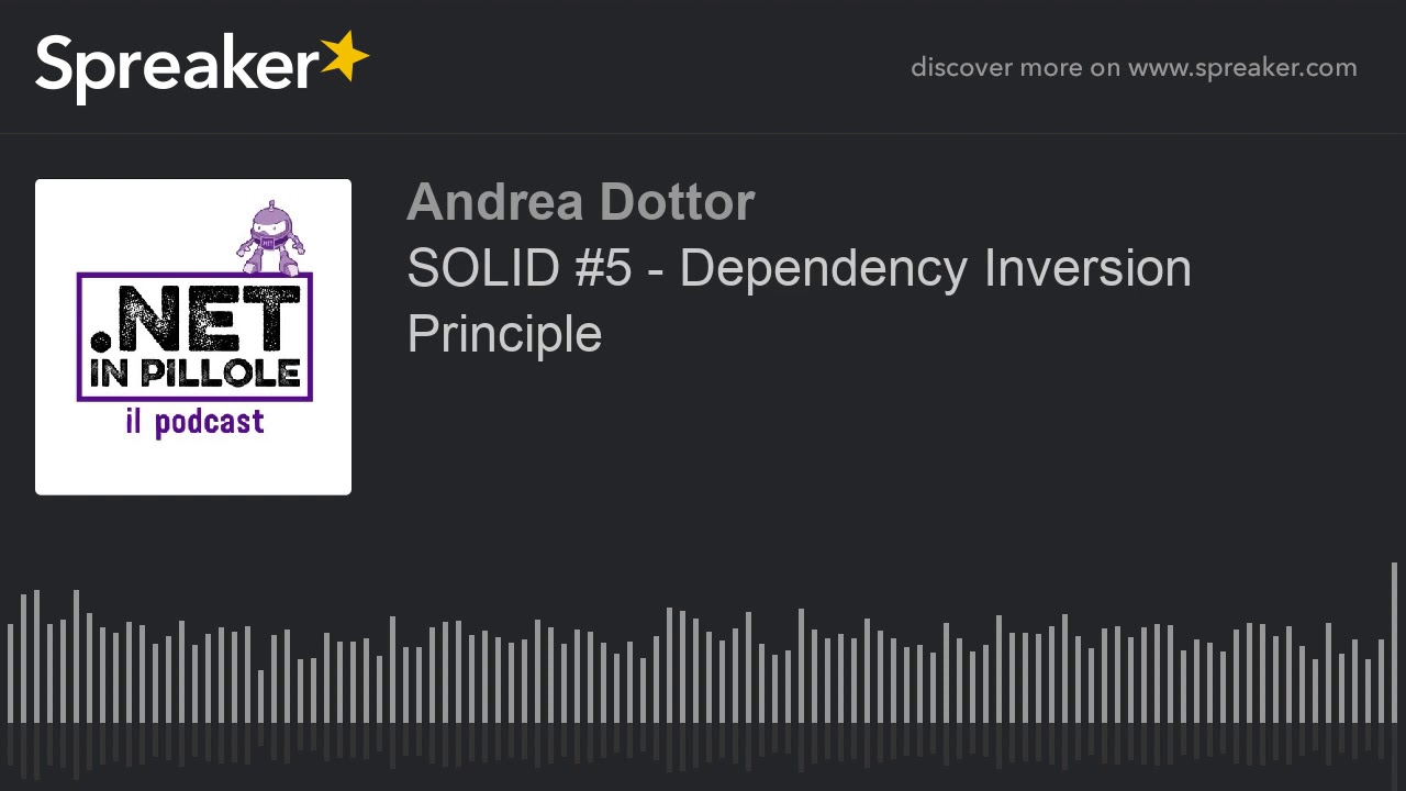 SOLID #5 - Dependency Inversion Principle - YouTube