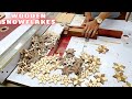 How to make wooden christmas snowflakes on a table saw  easy cheap and beautiful