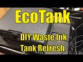 Clean & Reset EPSON EcoTank SuperTank ET-2750 Waste Ink Tank Pad Counter