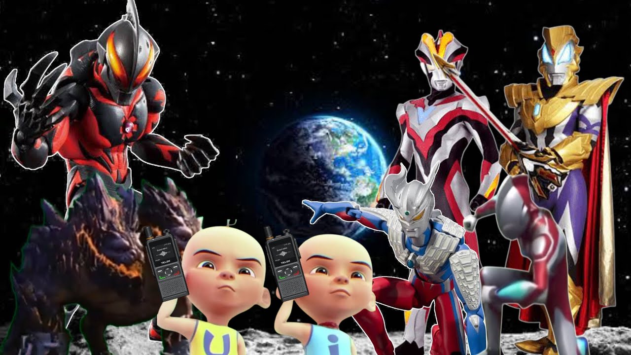 FULL MOVIE Upin Ipin Ultraman Ribut, Ultraman zero, Ultraman Ultra diserang Monster Ultraman Belial