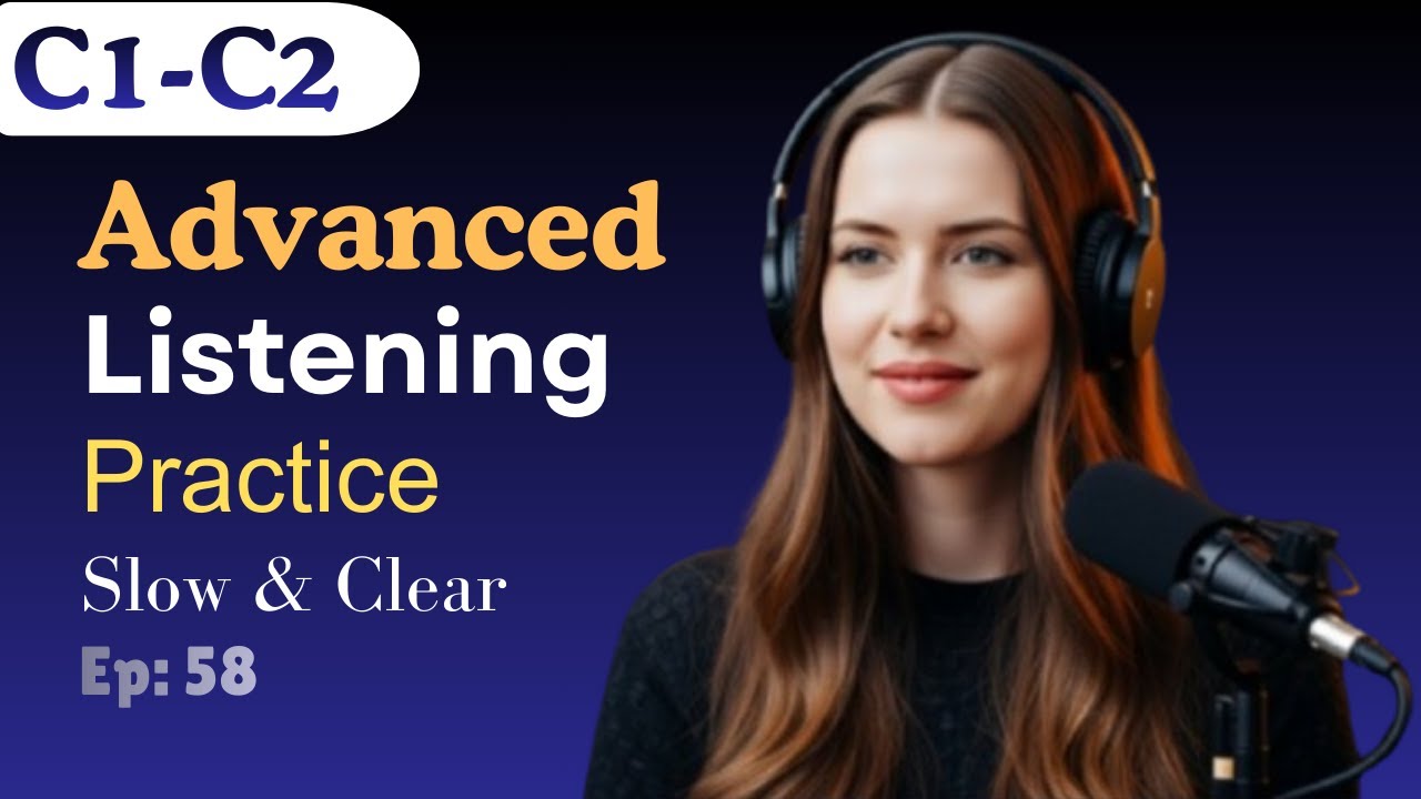 C1–C2 Advanced English Listening Practice | Real Conversations for Native-Like Fluency
