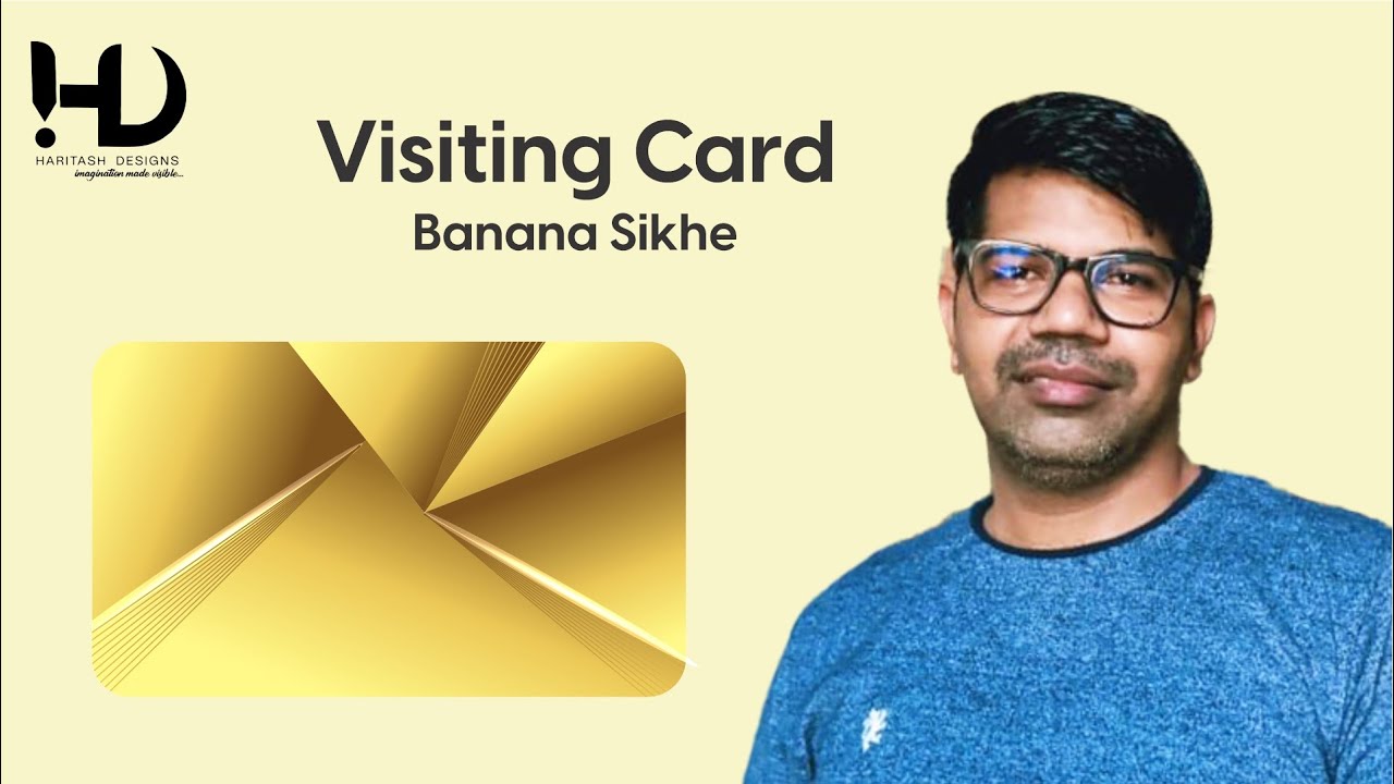 Visiting Card Method visiting card design - YouTube