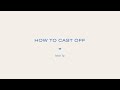 How to Cast Off Stitches I Made With Love | Tom Daley