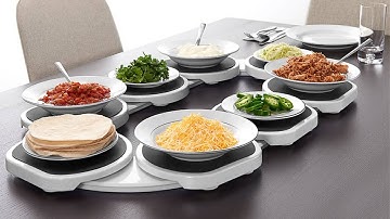 Turn your table into a festival of organization with the Lazy Susan Turntable