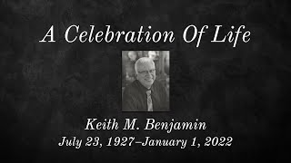 Keith Benjamin Memorial Service