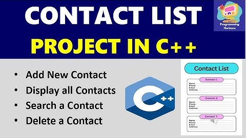Contact Book Project in C++ using Linked List | DSA for Beginners