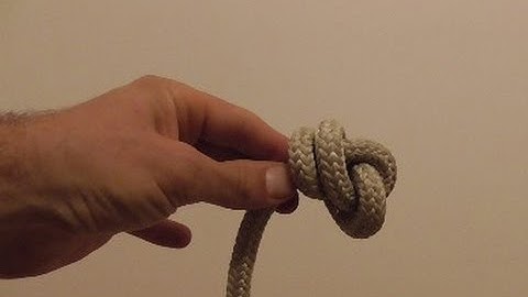 Learn How To Tie The Stevedore Stopper Knot
