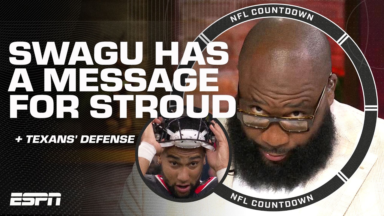 Swagu was ALARMED by C.J. Stroud's playoffs breakdown + Texans' ELITE defense | NFL Countdown