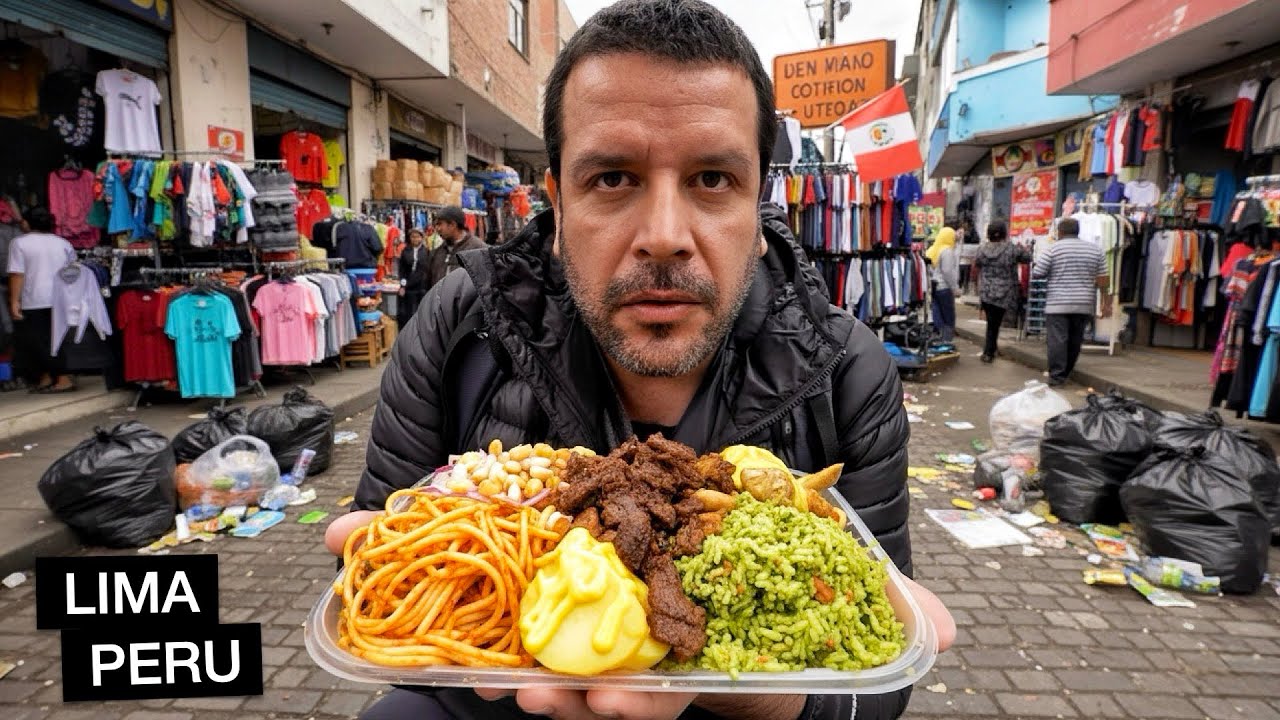 Provando COMIDA DE RUA na capital do Peru!! 🇵🇪