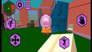 Piggy Neighbor Family Escape Obby House 3D Gameplay Level 8