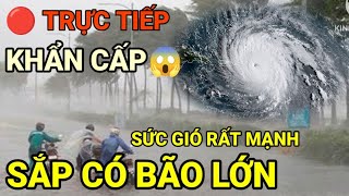 🔴 Trực Tiếp : Sắp Có Bão Lớn, Sức Gió Khủng Khiếp, Mưa Rất To, Tin Khẩn Cấp