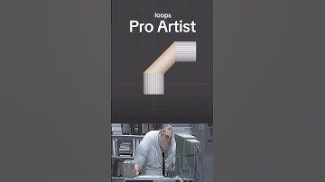 Noob vs Pro Artist: Bridge Edge Loops in Blender #blender #blendertutorial