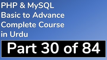 30 How to Crate Global Variable in PHP  - PHP & MySQL Tutorial in Urdu (Basic to Advance)