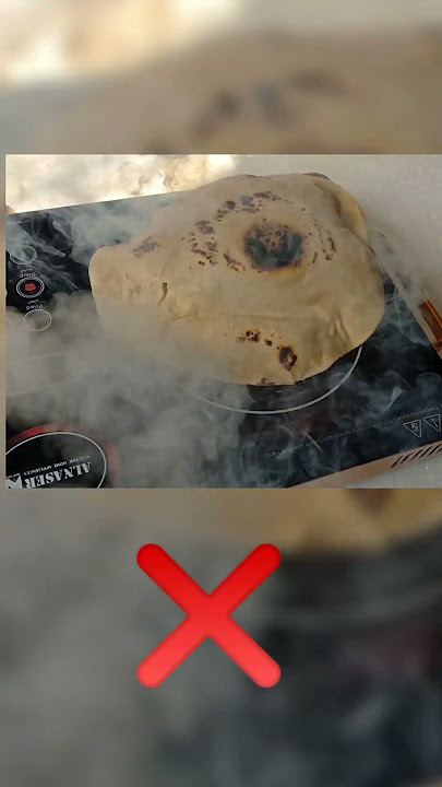 How to make roti/chapati on an electric/induction stove #cooking #roti #viral #youtubeshorts
