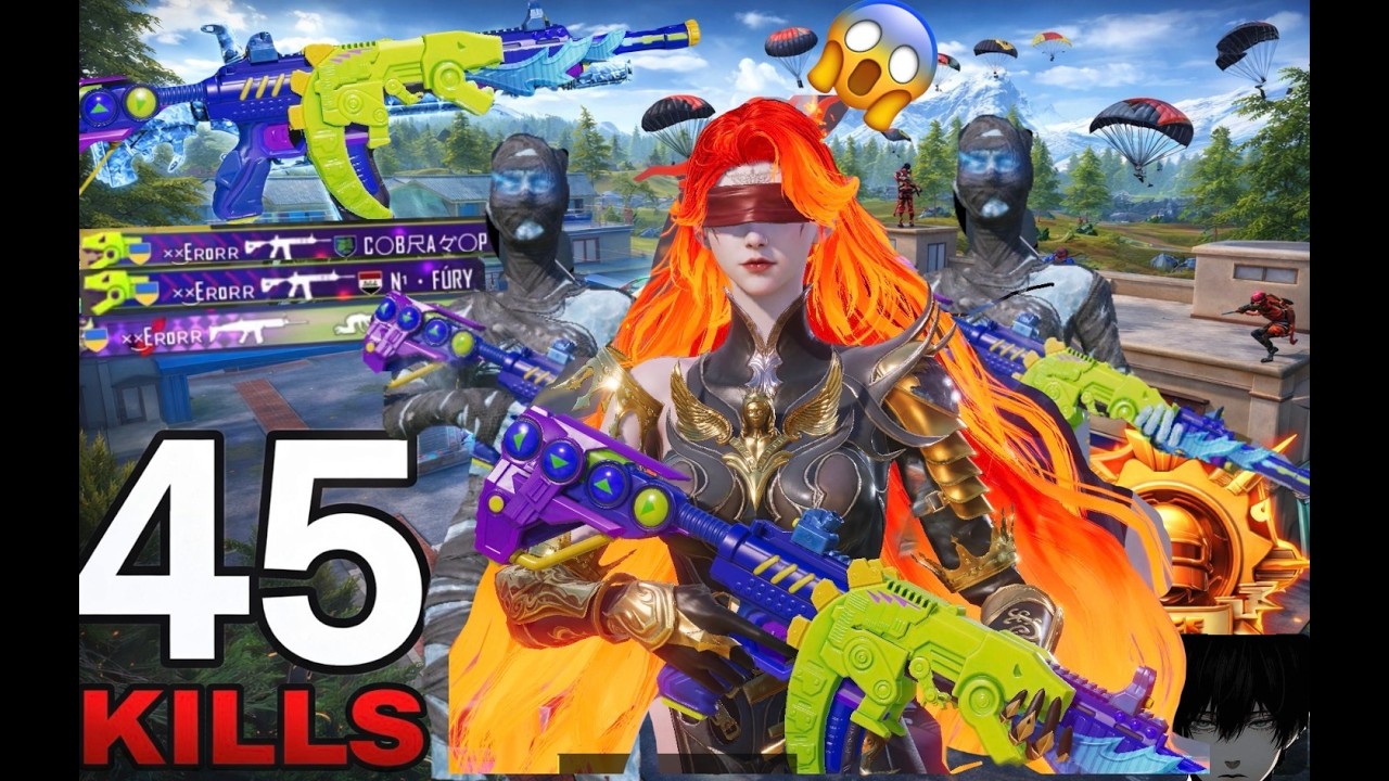  45 KillS REAL KING 😱🔥OF MIDSTEN LiVİK GAME  PLAY BEST LANDING @PUBGMOBILE 