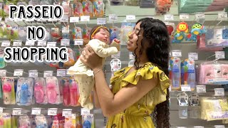 Passeio no shopping com minha bebê reborn Liz | Fomos na Alana Baby’s | Gabi reborn