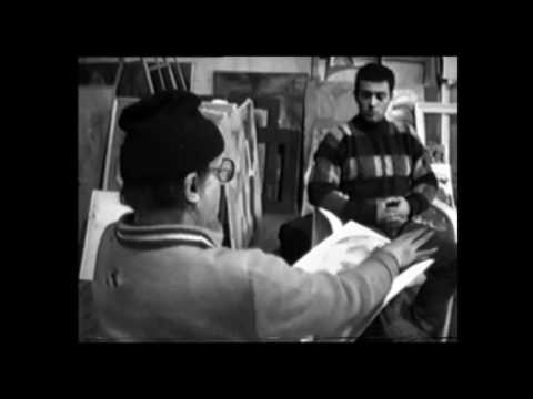 zurab nijaradze shota kalandadze. ზურაბ ნიჟარაძე 88შოთიკო კალანდაძის პორტრეტის დახატვისას