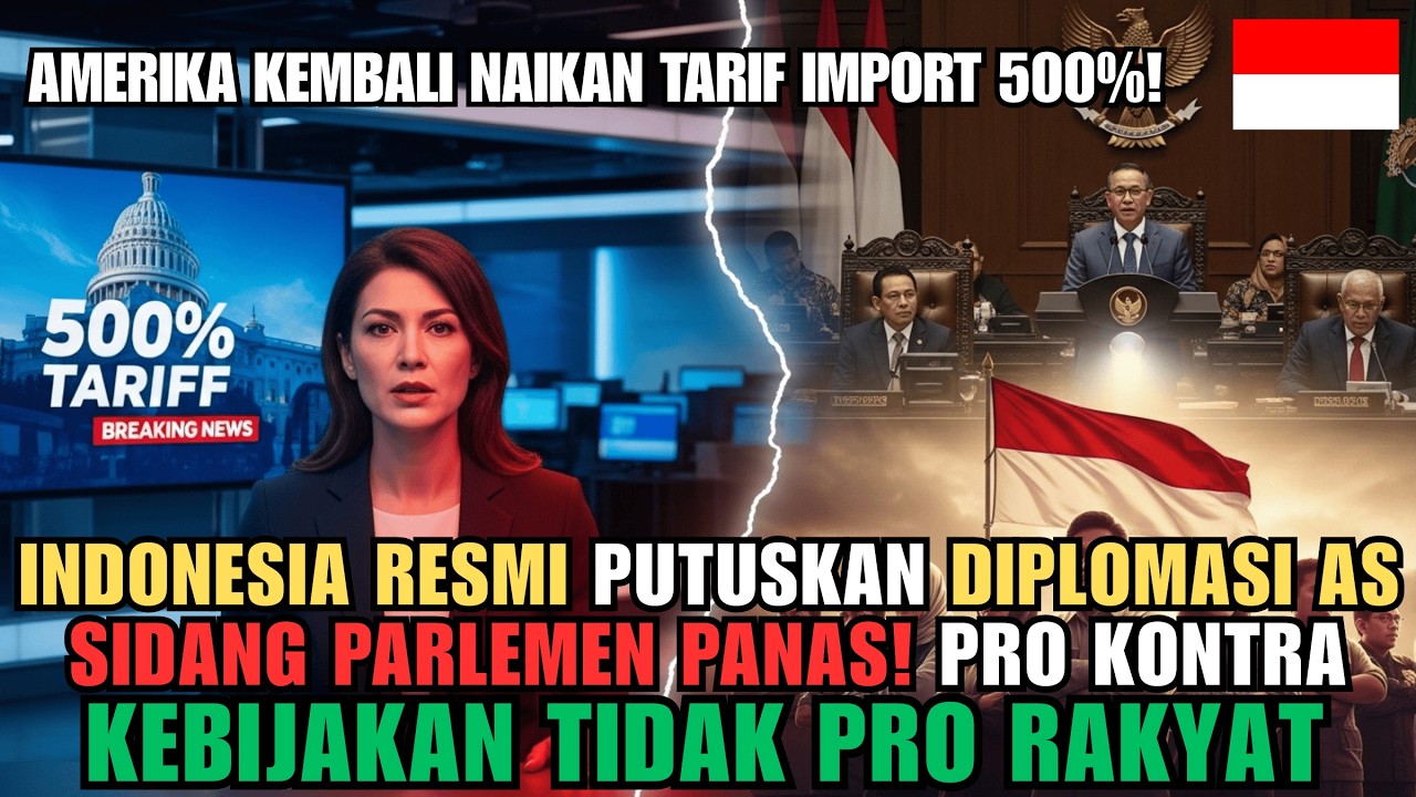 Putuskan Diplomasi dengan AS Indonesia Hantam Keras Tuntutan Arogan AS Naik 500% Tarif