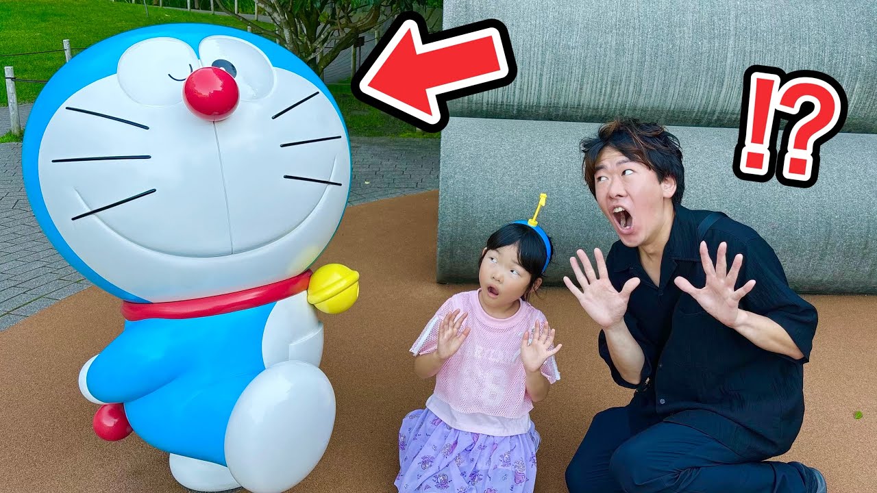 「ドラえもんだぁ⁉️」久しぶりに藤子・F・不二雄ミュージアムに行ったら変わりすぎてびっくりでした😳💦