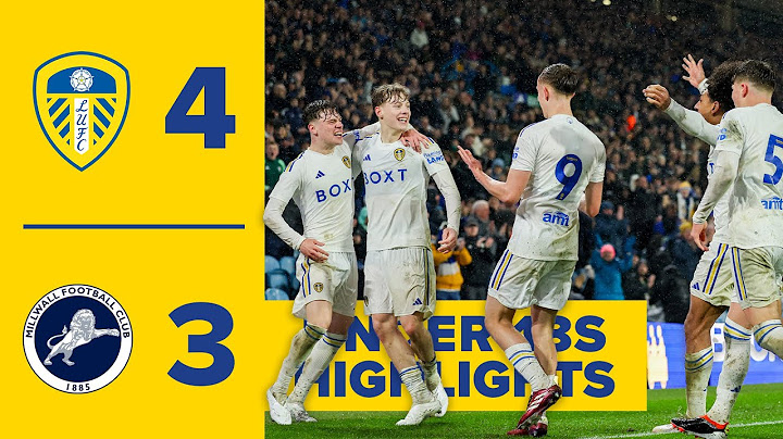 SEVEN-GOAL THRILLER! Leeds United U18 4 -3 Millwall U18 | FA Youth Cup Semi-final