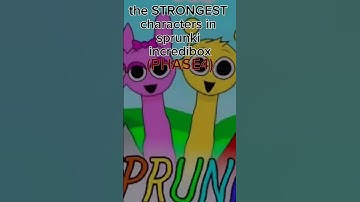 (PHASE 4)the STRONGEST characters in sprunki #youtubeshorts #sprunki #edit #shorts #incredibox
